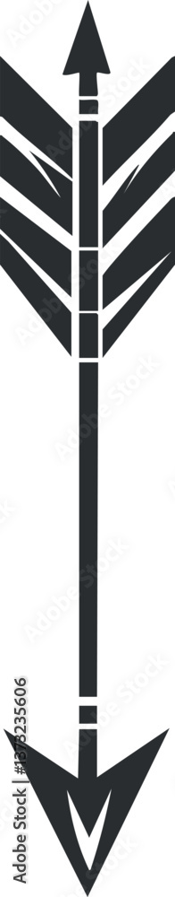 Poster black vector arrow icon for navigation and design purposes.