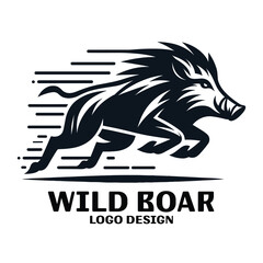 Wild Boar Vector Logo Desgin