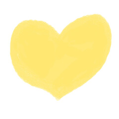 heart shaped yellow flower
