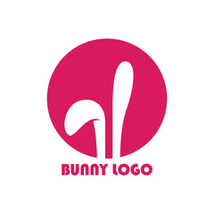 Cute Bunny Logo Design