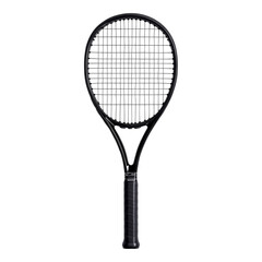 Black Tennis Racket Isolated