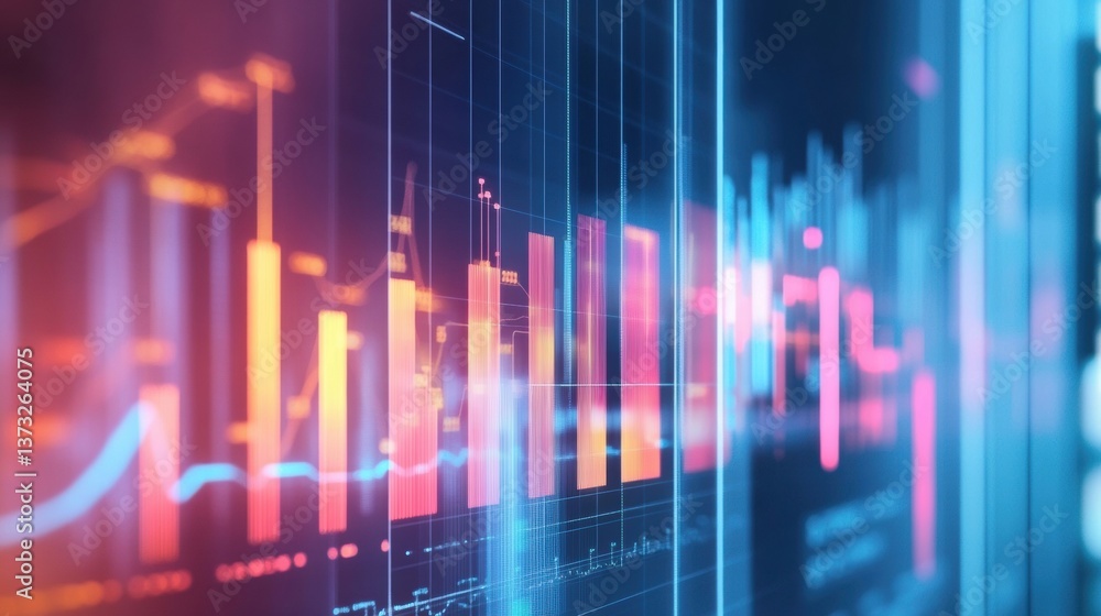 Aufkleber elevating e-commerce sales with innovative data visualization techniques and modern finance aestheti