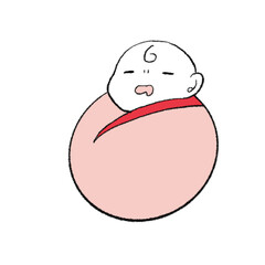 おくるみ赤ちゃん