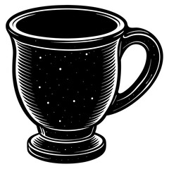Mug Silhouette Black Vector