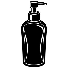 Shampoo Silhouette Black Vector