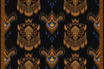 Ikat seamless, sewing pattern, Motif, boho, Damask tile, rug, ethnic handmade, geometric design, ethnic tribal, seamless doodle, embroidery abstract, navajo pattern, paisley textiles, printing product