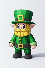Leprechaun Cartoon Character.