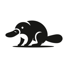 vector illustration of a platypus