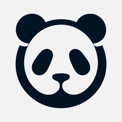 panda face vector