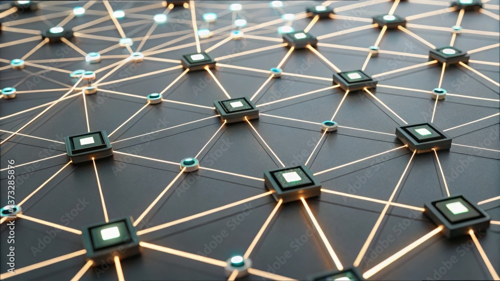 Poster Intricate AI Network Clusters with Links and Standardized Connections