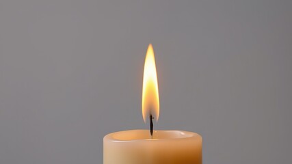 Flickering Candle Flame, Abstract Design Background