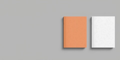 Fototapeta premium Book Cover Mockup Design - Blank Space for Text