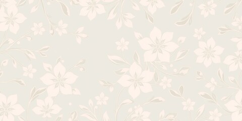 Elegant Floral Background Design for Print