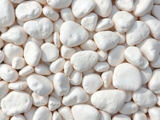 Pristine White Pebble Surface Background Design
