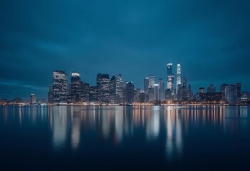 Fototapeta premium Cityscape bangkok night view