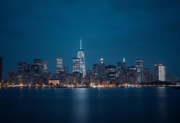 Cityscape bangkok night view