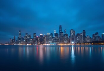 Fototapeta premium Cityscape bangkok night view