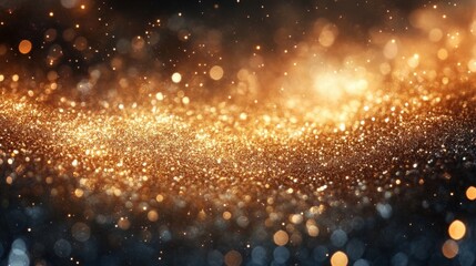 gradient grainy dark golden color glitter matte plain abstract background