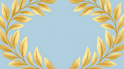 wreath, laurel, gold, leaf, frame, vector, decoration, illustration, award, branch, nature, symbol, design, floral, flower, autumn, pattern, yellow, wheat, golden, tree, art, leaves, crown, vintage