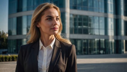 portrait of a young businesswoman