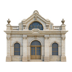 Obraz premium Classic Architectural Building with Decorative Features