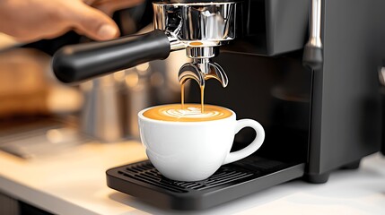 Latte Art Espresso Machine (1)