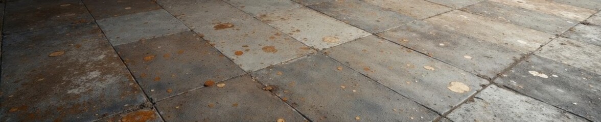 Obraz premium Deeply textured concrete; chipped, faded, shades of gray and brown , aged, material, texture