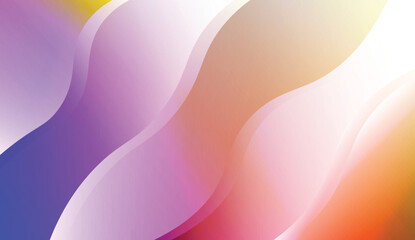 Modern Background With Dynamic Effect. For Your Design Ad, Banner, Cover Page. Vector Illustration with Color Gradient.