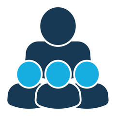 Group Project Icon Duo Tone Style for Project Management Pack Icon Themes