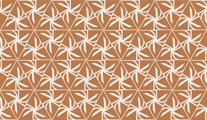 Fototapeta premium Vector Seamless pattern in geometric style. Triangles, lines. Modern elegant background. For your design.