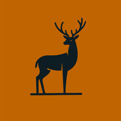 deer silhouette vector