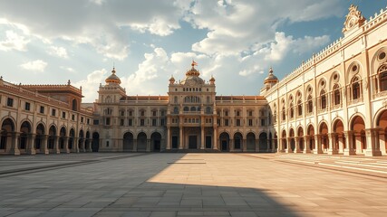 Obraz premium Majestic Palace Architecture, Grandeur and Splendor