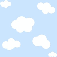 blue sky with clouds