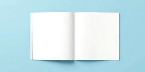 Fototapeta premium Modern Catalog Mockup - Design Template for Print Media