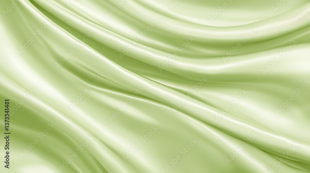 Poster flowing silk fabric texture studio setting high-quality image soft lighting close-up view textile co