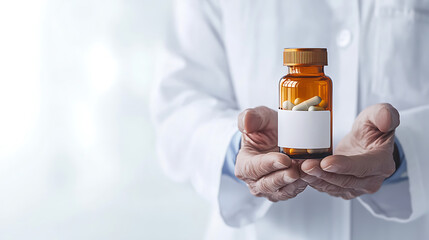 Pharmaceutical dispensing action pharmacy medical content healthcare environment close-up view prescription concept