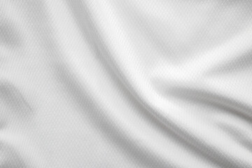 White sports clothing fabric football shirt jersey texture background