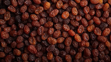 Close-up of assorted dried raisins on a textured surface