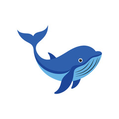 Obraz premium dolphin isolated on white background