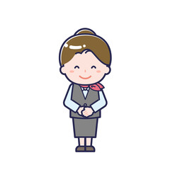 販売員／女性 01