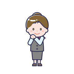 販売員／女性 22