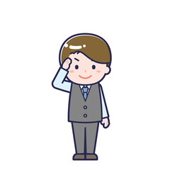 販売員／男性 02