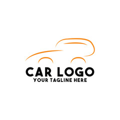 Simple, abstract car logo design