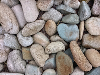 Beach stones background