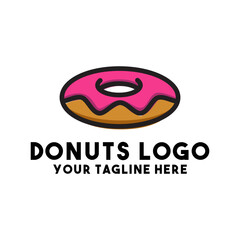 Simple donut logo design