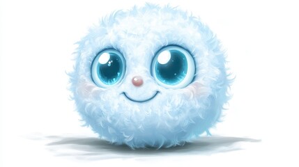 Obraz premium Cute Fluffy Character Design
