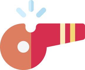 whistle Illustration on a white background.