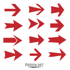 red arrow set 