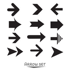 arrow icons set