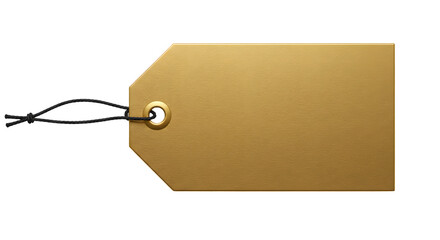 golden Gift Label, golden Gift Label isolated on transparent background
